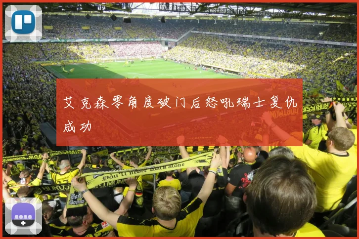 艾克森零角度破门后怒吼瑞士复仇成功